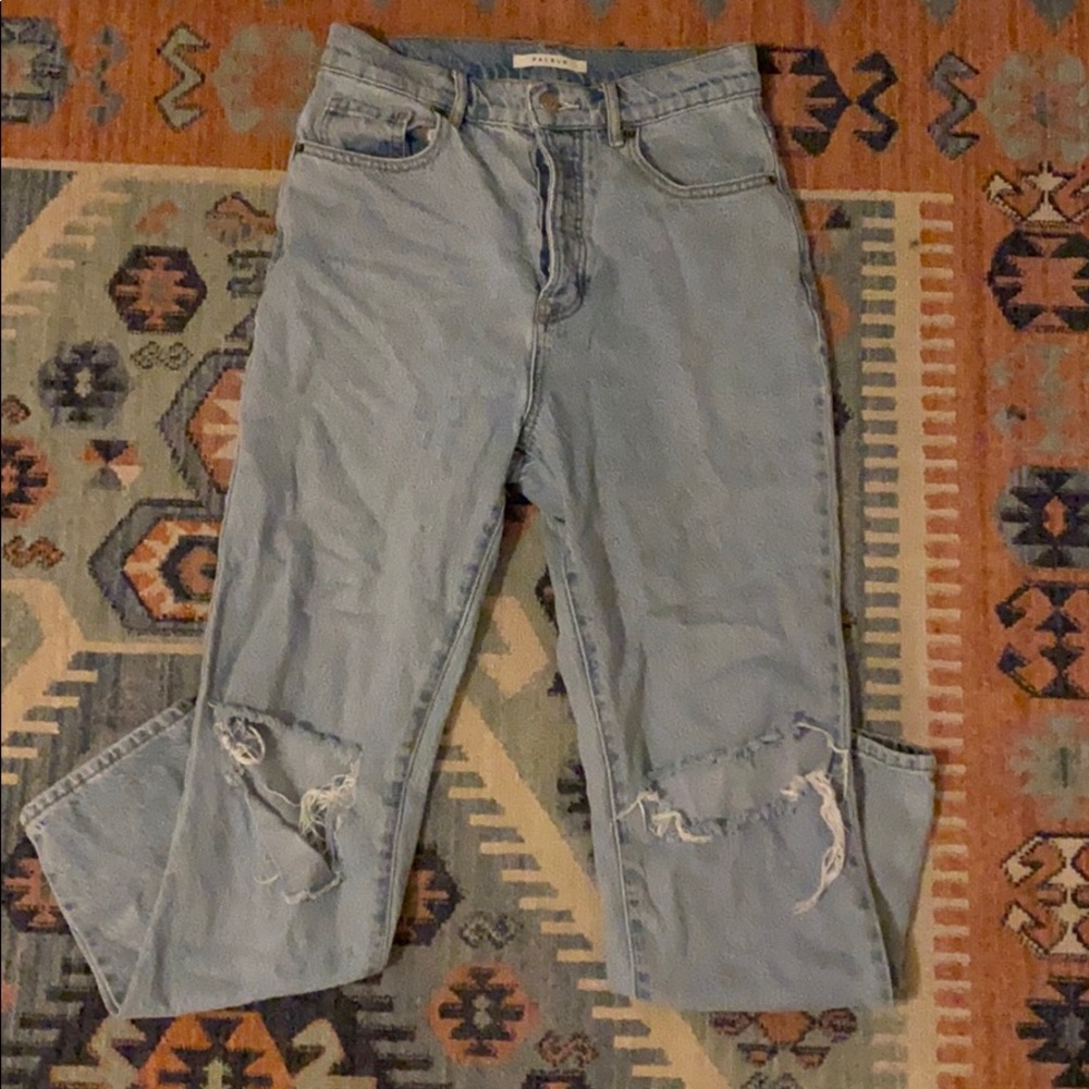 Pacsun High Rise Straight Leg Jeans